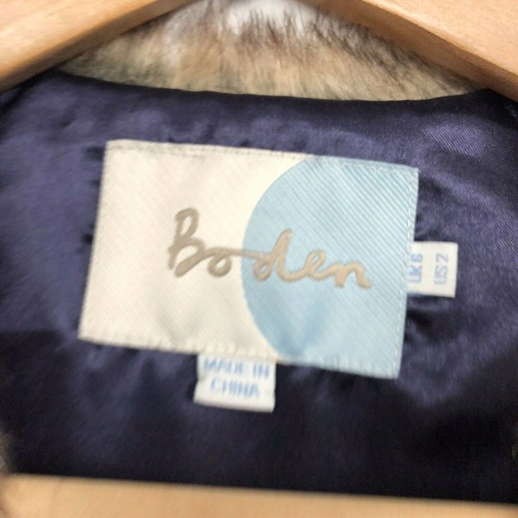 Boden Brown Faux Fur Vest With Closure - Picture 4 of 9